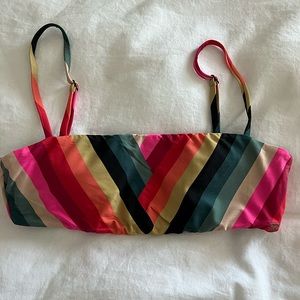 Billabong | Rainbow Striped Bikini Top